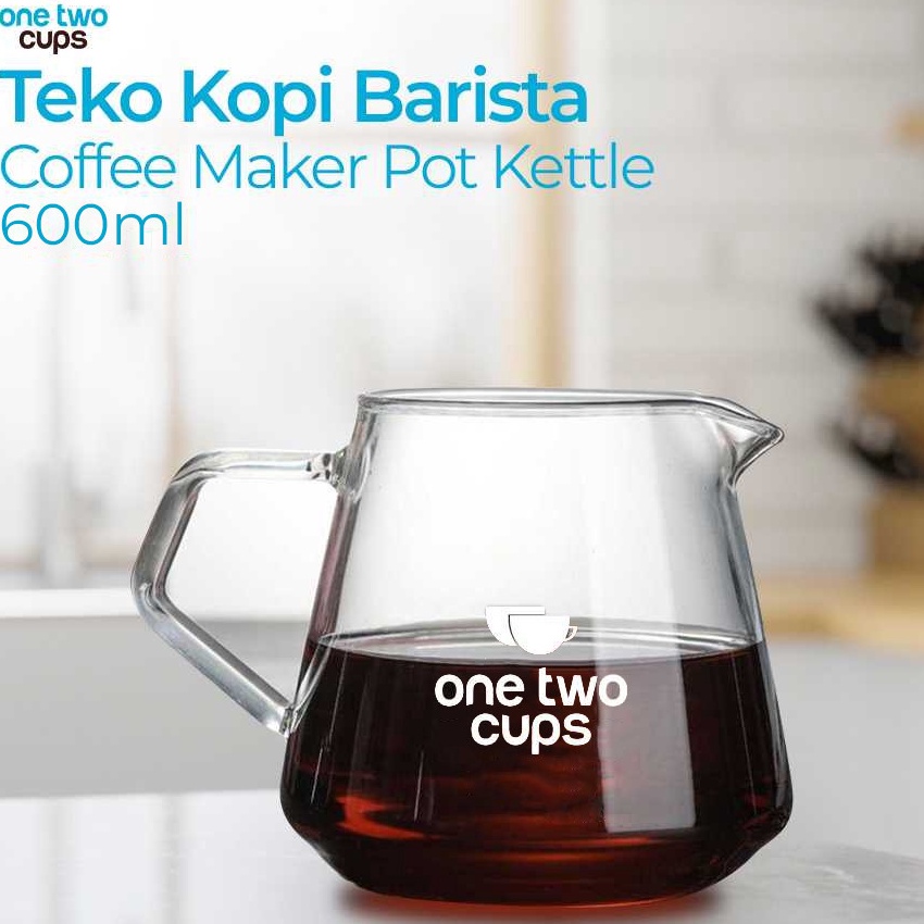KF7 Teko Kopi Coffee Server V6 Drip Pour Borosilicate Glass  AI11