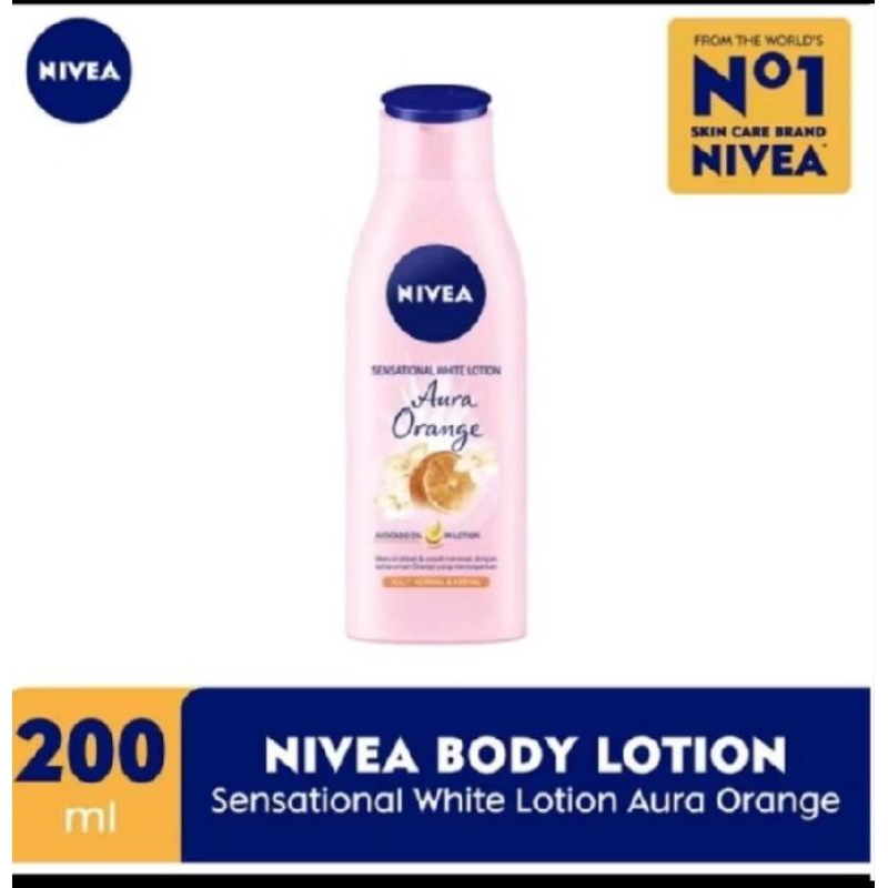 NIVEA HAND BODY LOTION AURA ORANGE 200ML