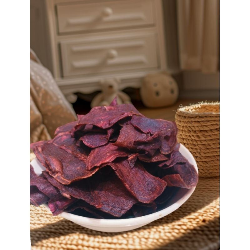 

KERIPIK UBI UNGU RENYAH//SUPER RENYAH//500gram-1kg