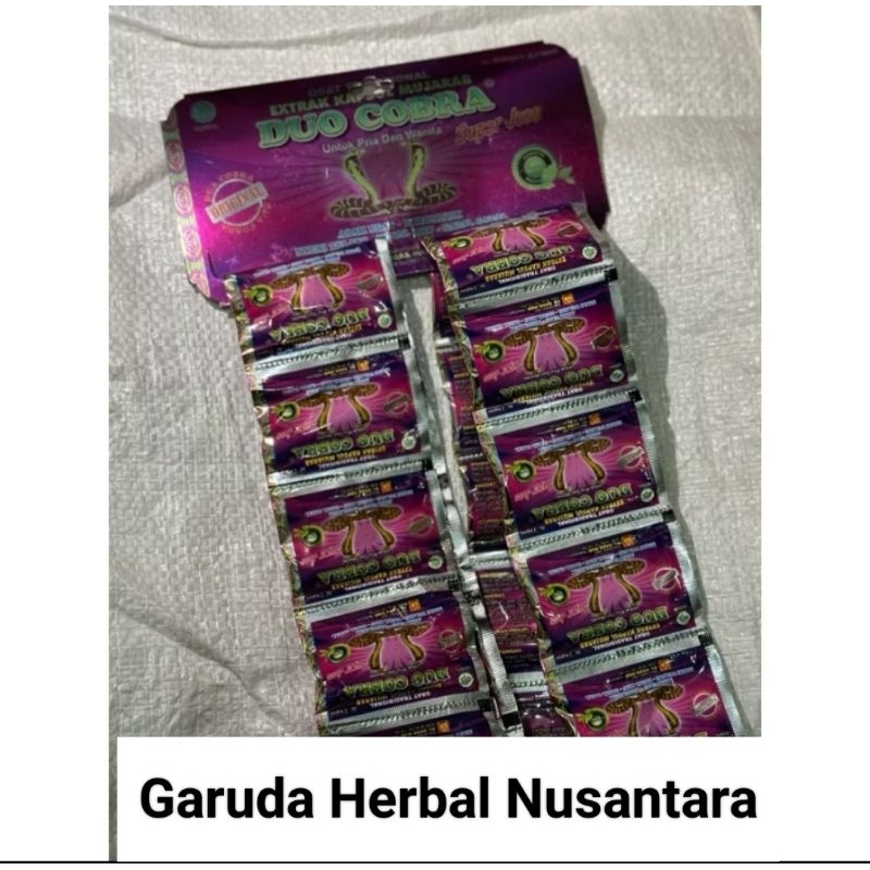 

PAKET 50 RENCENG DUO COBRA ASAM URAT ORIGINAL