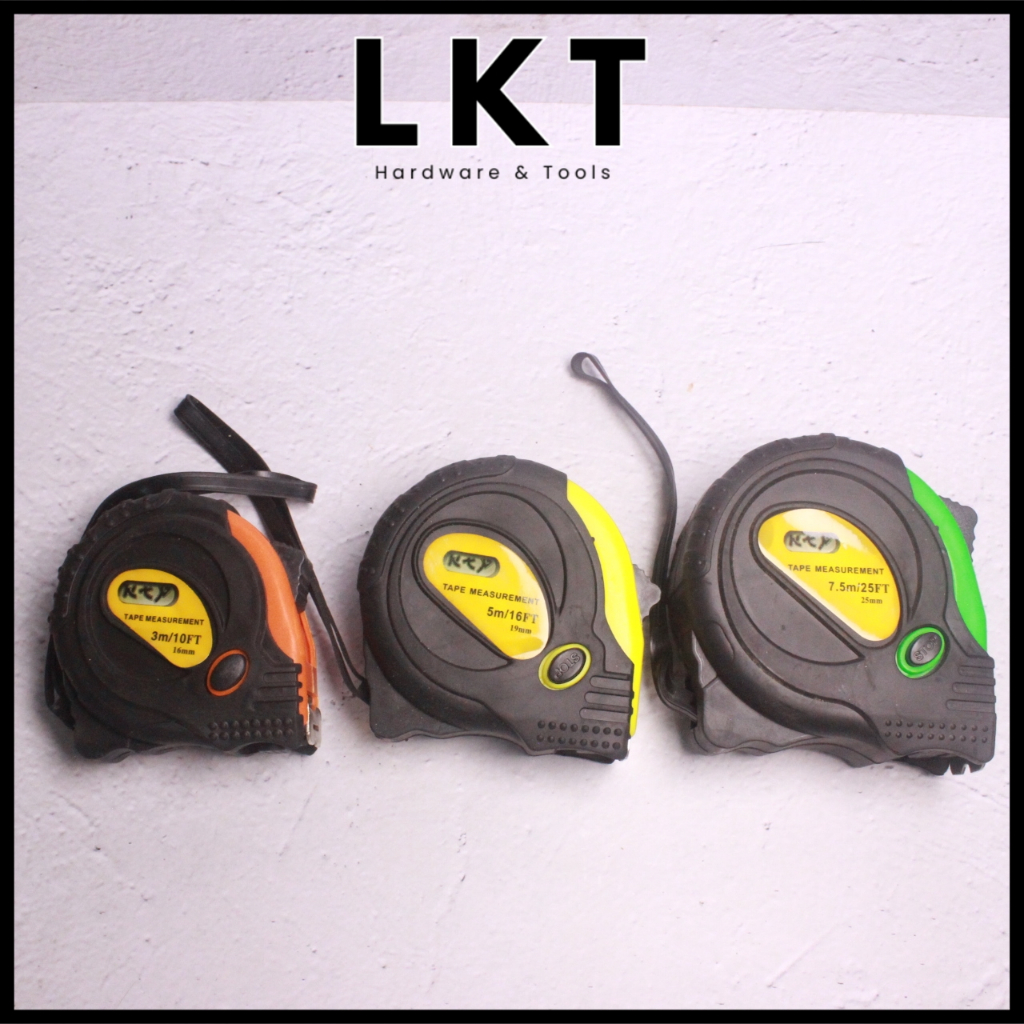KTP Meteran Body Karet 3 5 7,5 Meter Measuring Tape