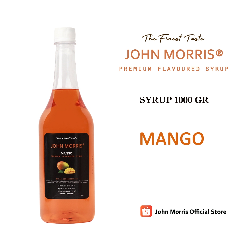 

JOHN MORRIS Mango Syrup 1000 gr