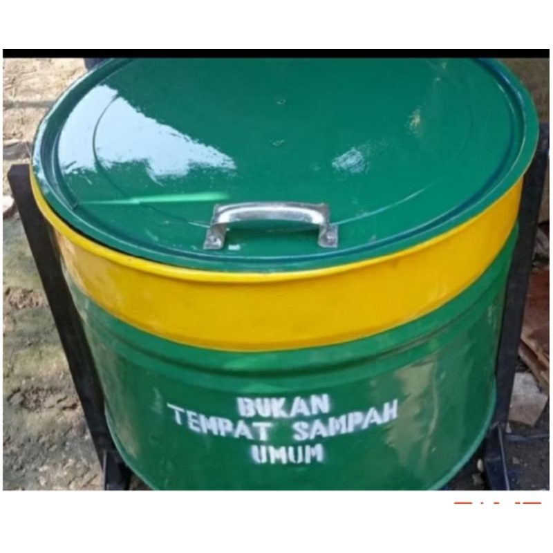 tong sampah/ tempat sampah/tempat bakar sampah/drum sampah