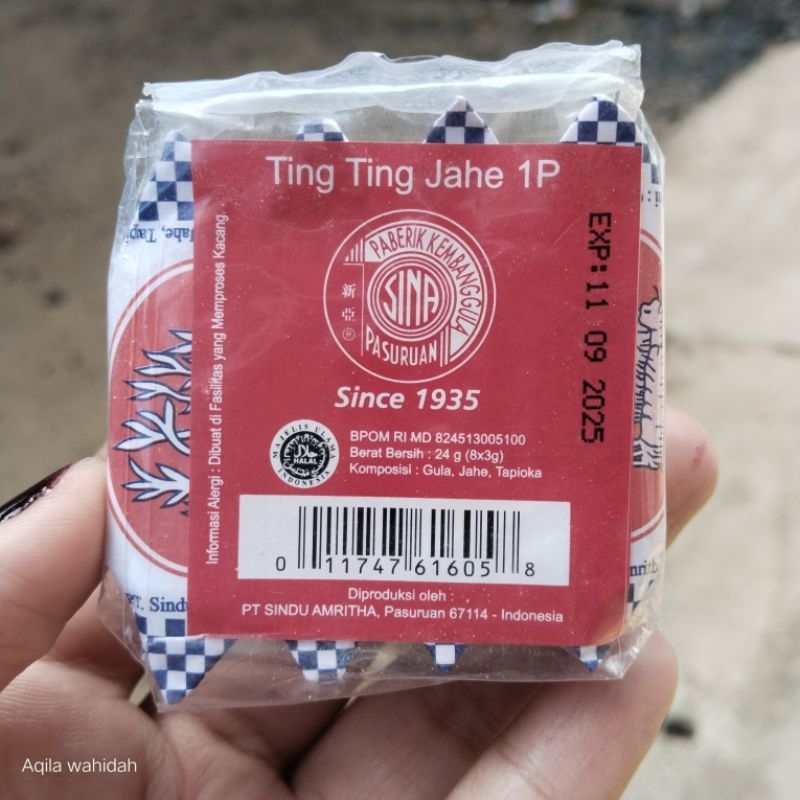 

Permen Jahe Legend isi 8 -Ting Ting Jahe 1P