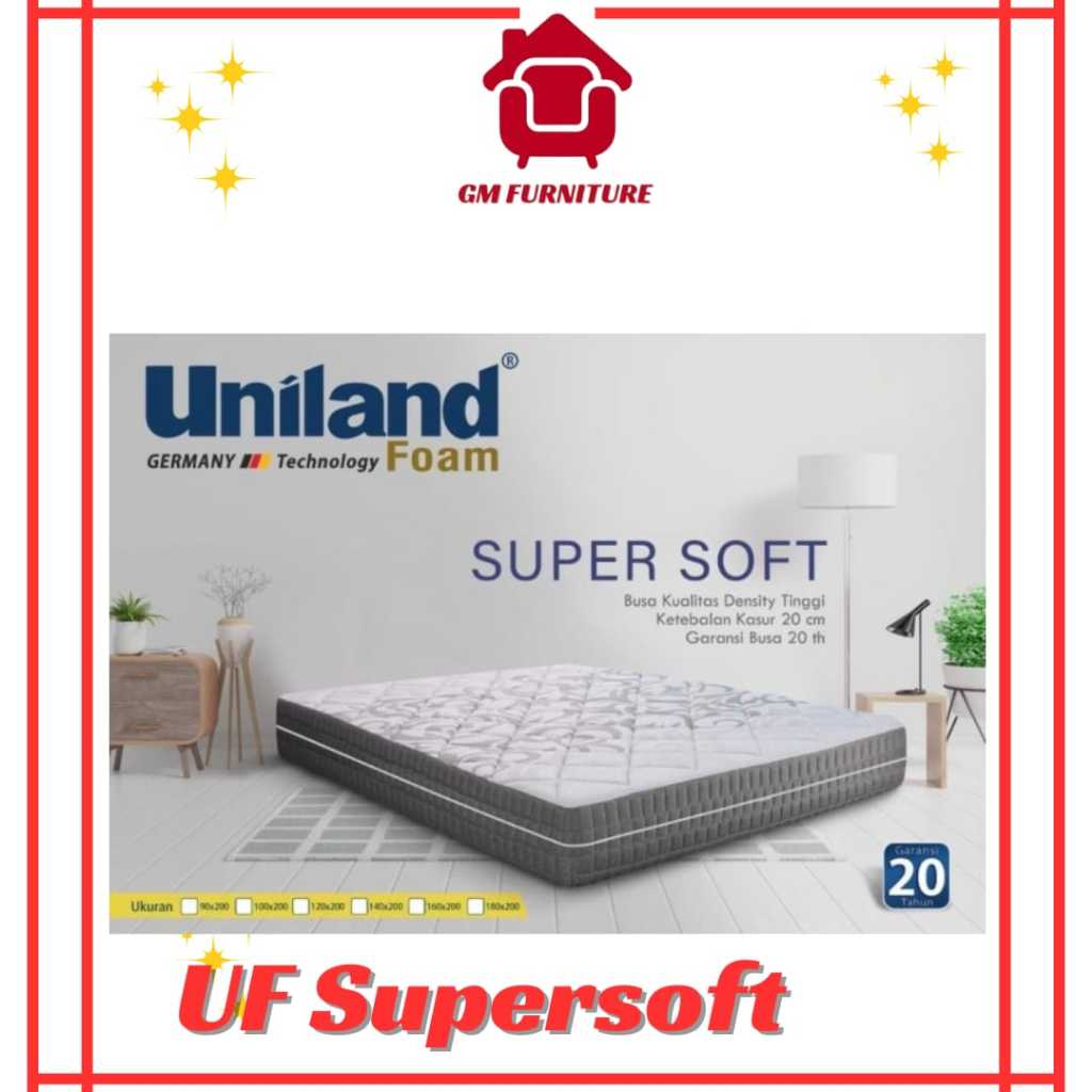 Uniland Kasur Busa Supersoft Tebal 20cm Busa Super