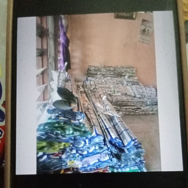 

Plastik daur ulang bahan kerajinan 10 lembar