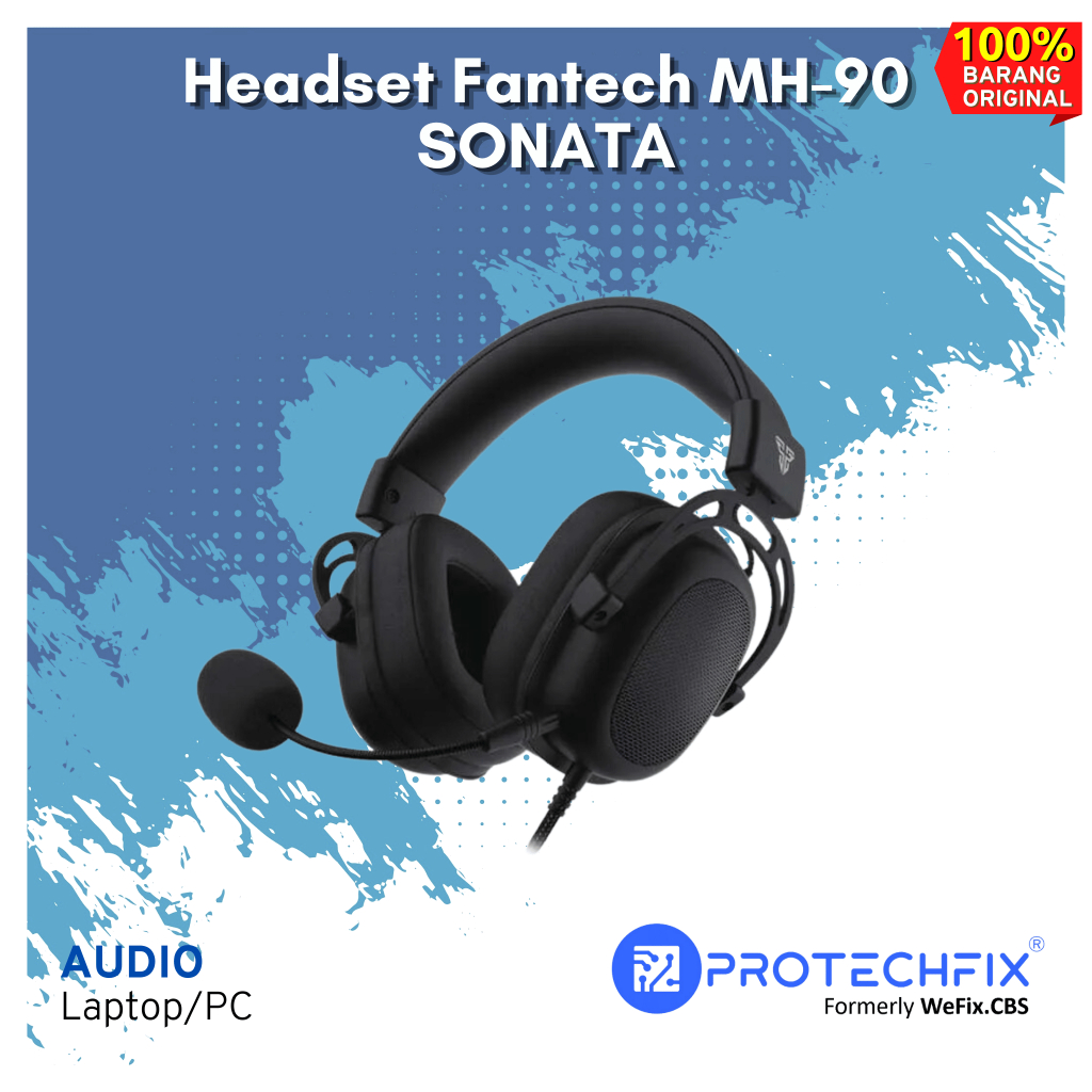Fantech Sonata MH90 - MH-90 Gaming Headset Garansi Resmi - Hitam
