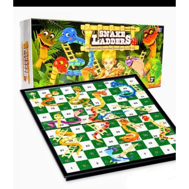 mainan ular tangga magnet