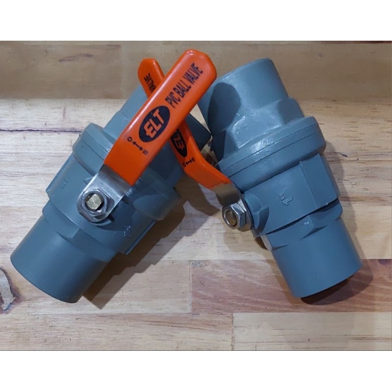Ball Valve PVC 1" Gagang Besi
