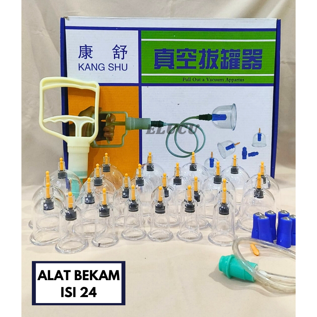 Alat Bekam - Kop Angin isi 24/ Alat Bekam Isi 24 Premium/. Kop Angin Isi 24 Lengkap / Alat Bekam Mur