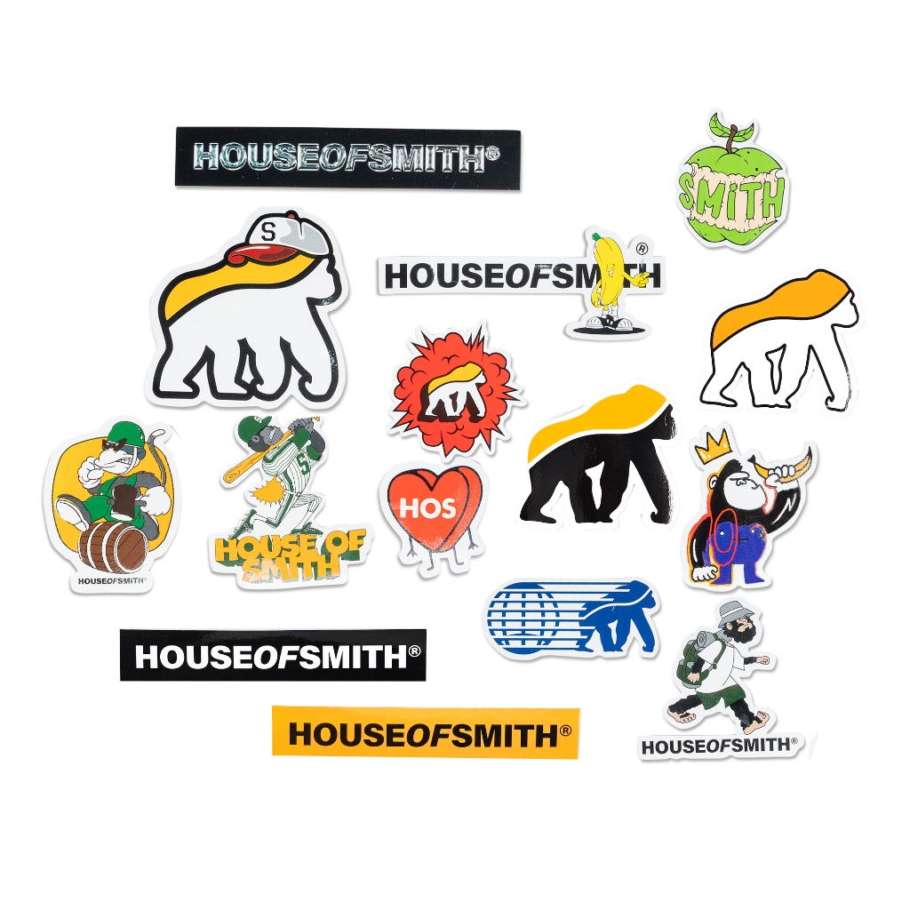 

House of Smith Sticker - New Smith Sticker Pack #2 (1 Pack = 15 pcs sticker)