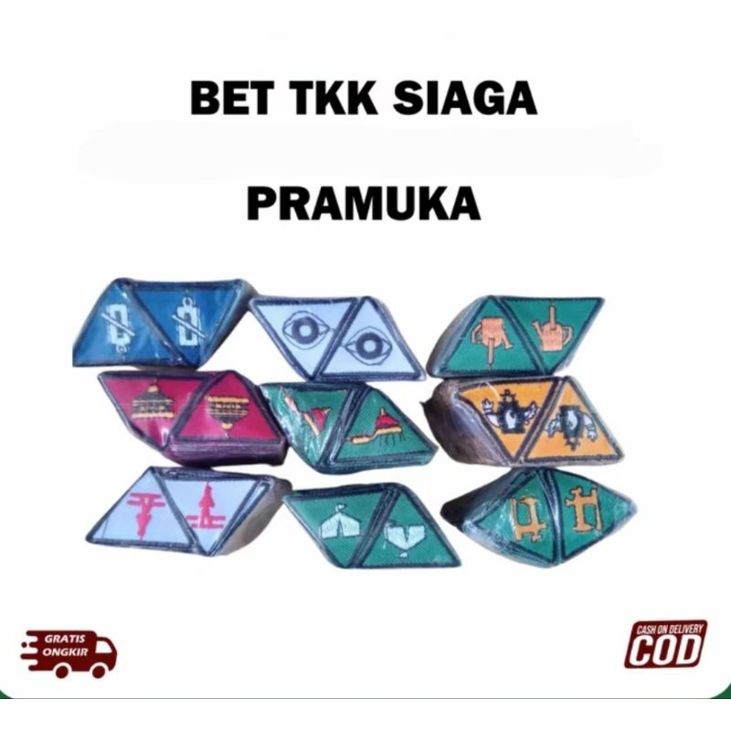 Tkk wajib siaga bordir tkk siaga 50 pcs