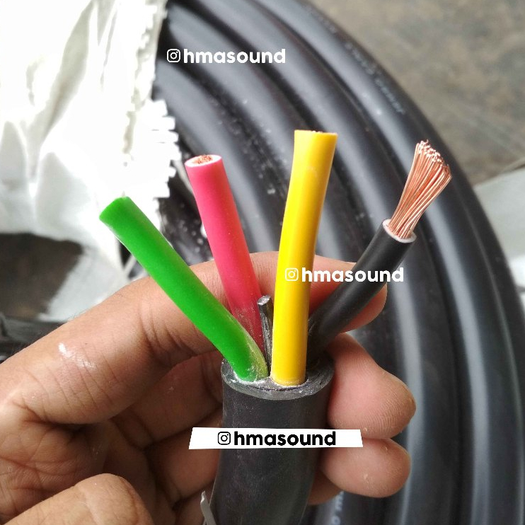 Kabel Listrik Serabut Jembo NYYHY 4x10 4 x 10 mm Ecer / Meteran
