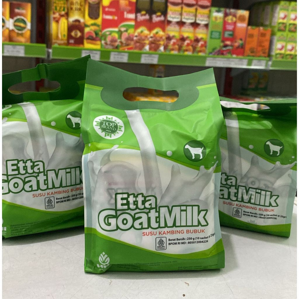 

Etta Goat Milk - Susu Kambing Ettawa Bubuk Original Berkhasiat Menyembuhkan Asma Dan Pengganti Asi Asli Rekomended - HNI BPOM