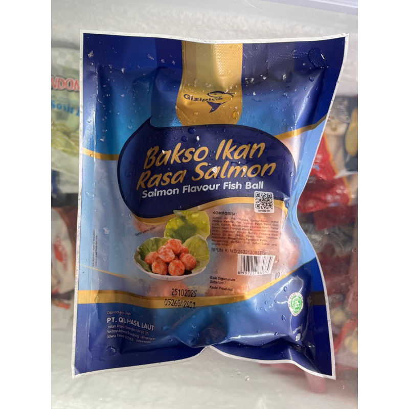 

Gizi Plus Bakso Ikan Salmon 250gr