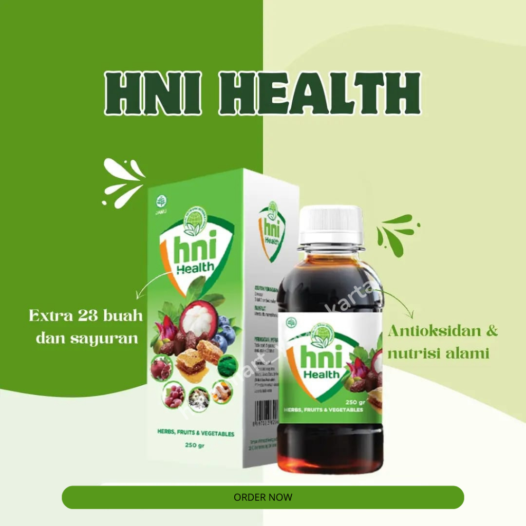 

MENJAGA KESEHATAN DAN MENINGKATKAN KEKEBALAN TUBUH- HNI HEALTH EXTRAFOOD