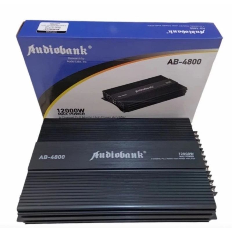 POWER AUDIO MOBIL 4 CHANNEL MERK AUDIOBANK