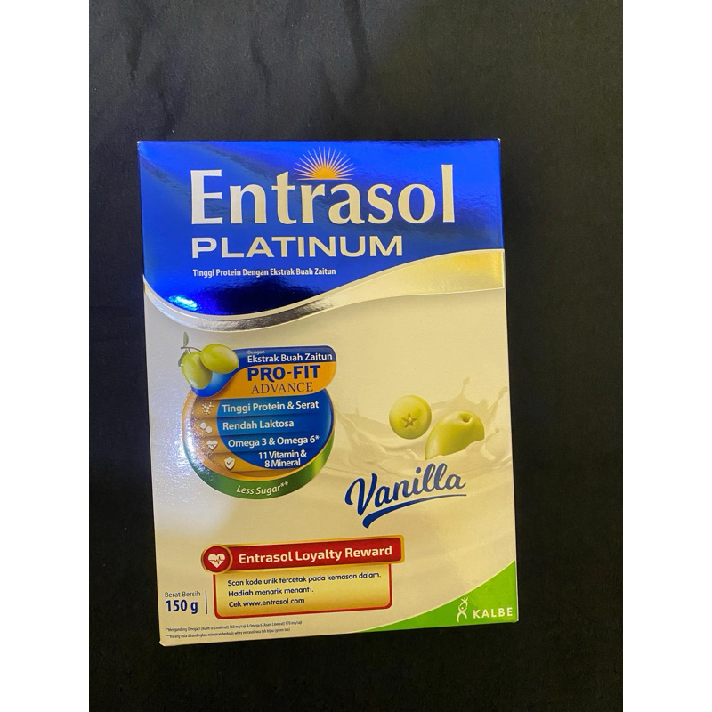 

Entrasol platinum vanila 150 gr