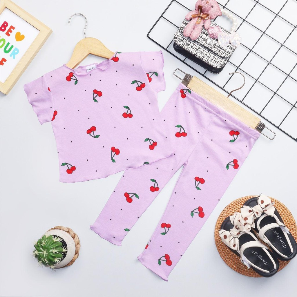 [VS] Setelan anak perempuan / baju anak perempuan / setelan anak salur / setelan anak knit Rajut