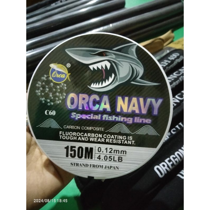 SENAR ORCA NAVY FLUOROCARBON 0.12 0.20 0.40 MM 150 M