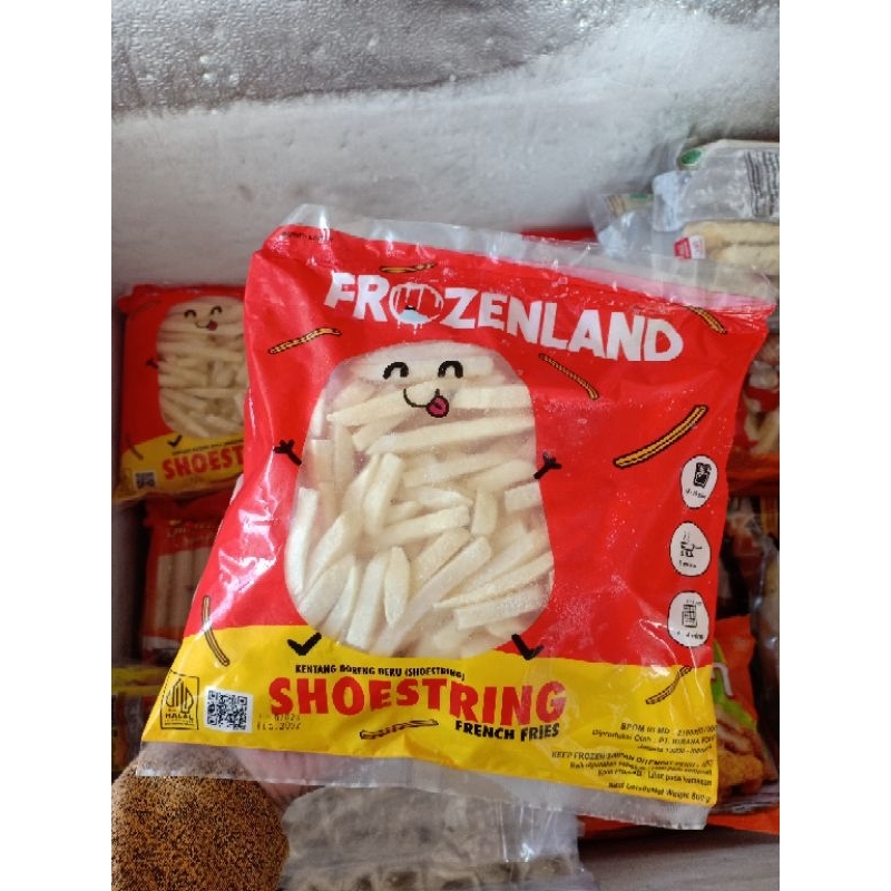 

Kentang Goreng Frozenland Shoestring 500gr