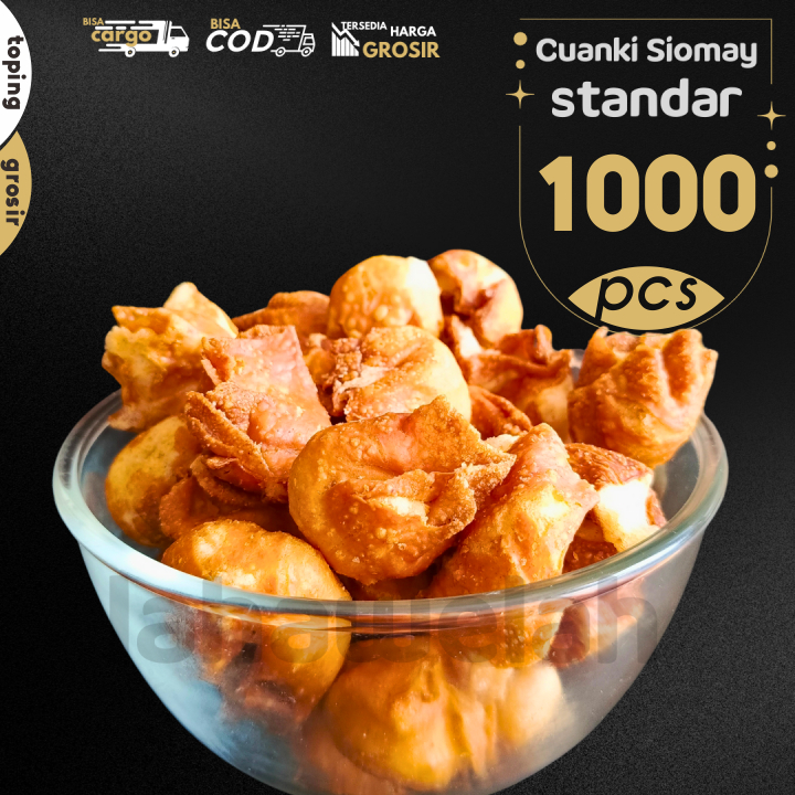 

GROSIRAN - 1000pcs Cuanki SIOMAY 10x100pcs rasa ikan by Lahawelah