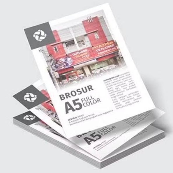 Brosur/flyer A5 1rim (cetak kilat)