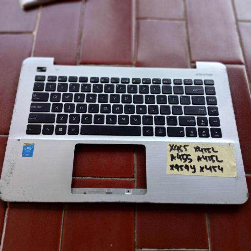 CASE CASING PALMREST KEYBOARD LAPTOP ASUS A455L X455L A455L X455 HITAM