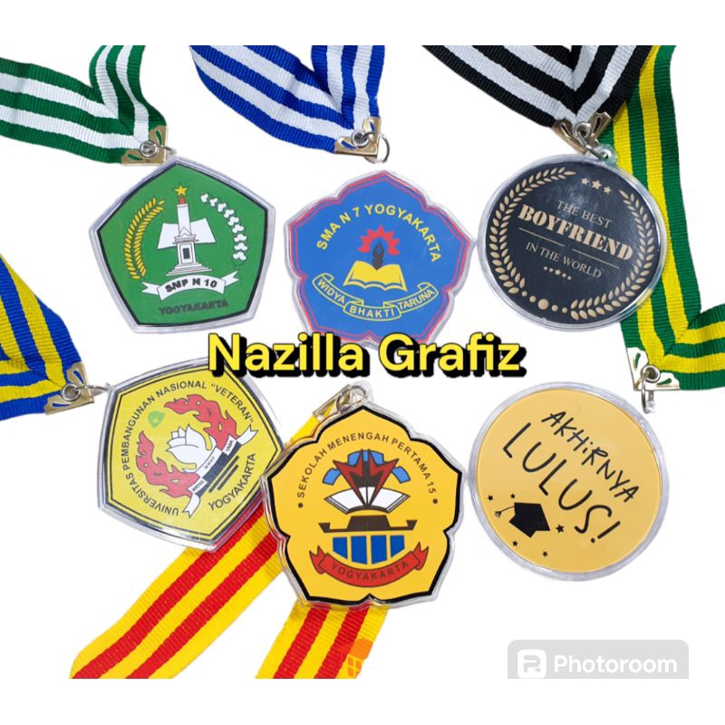 #MEDALI KELULUSAN/PIAGAM WISUDA/GORDON WISUDA/KALUNG WISUDA#
