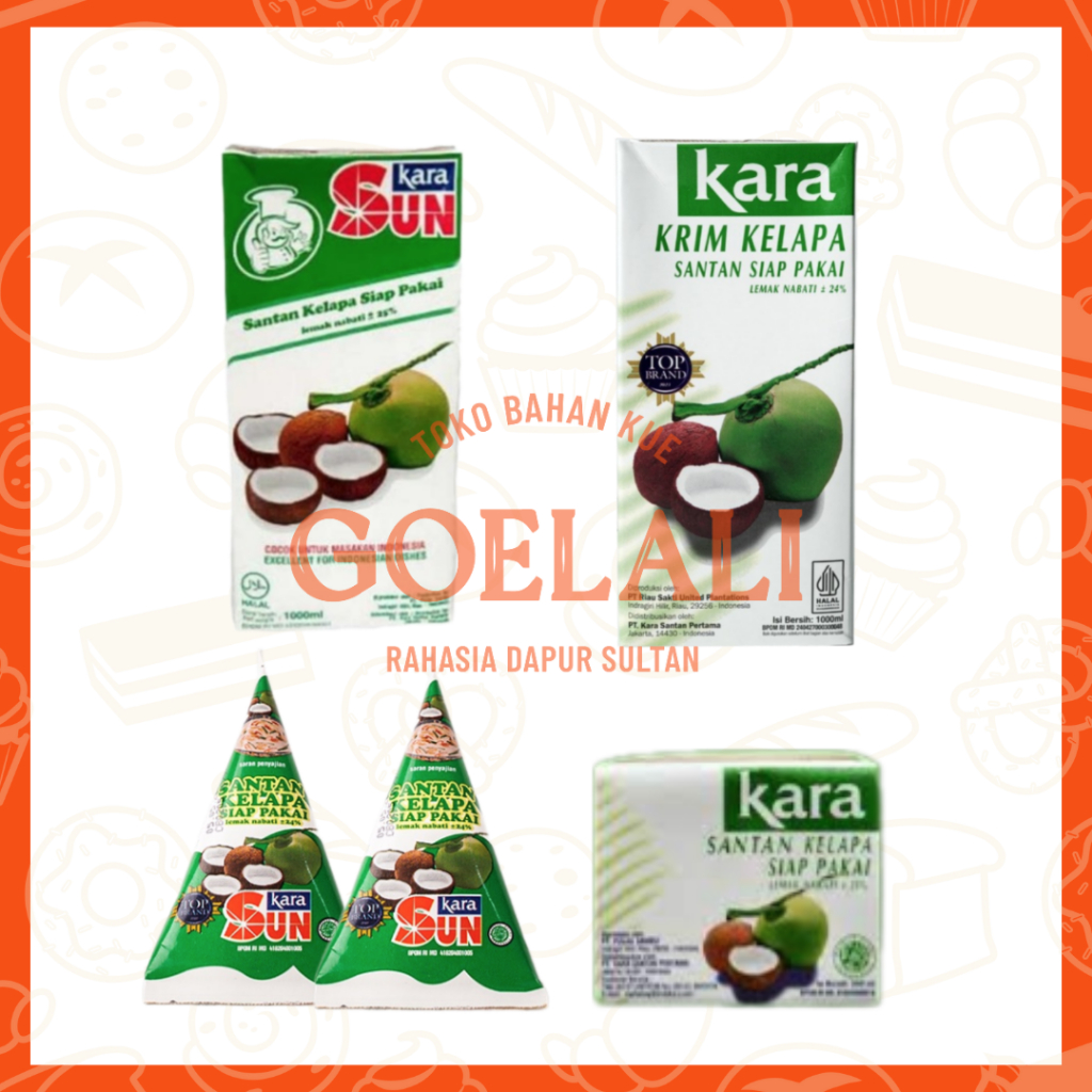 

Kara | Sun Kara Santan Kental 65ml/ 200 ml/ 1L