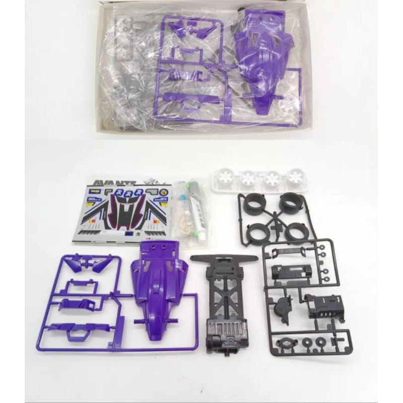 Rep. Tamiya Mini 4wd Merk Ruize Proto Emperor ZX Zero Chassis
