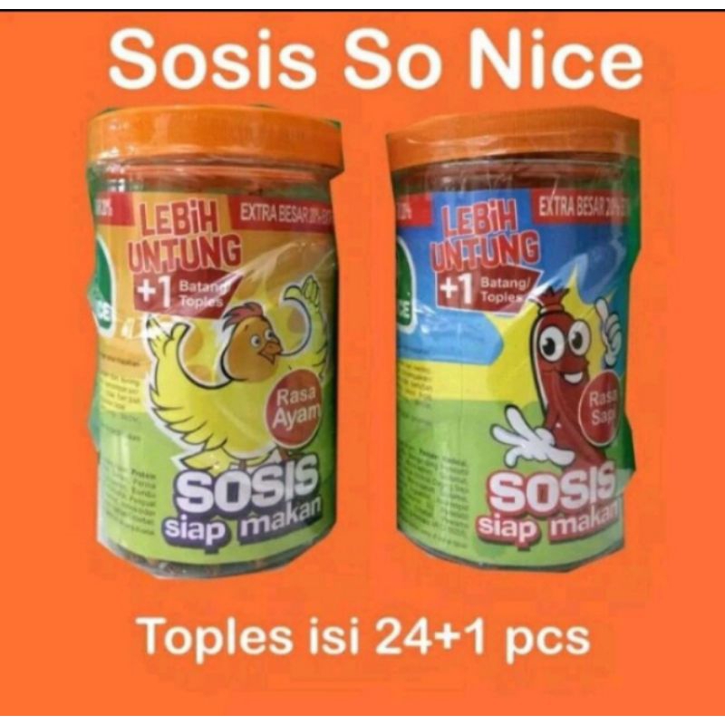 

Sosis Sonice Sosis Siap Makan Sosis Extra Besar 20@% Isi 24+1