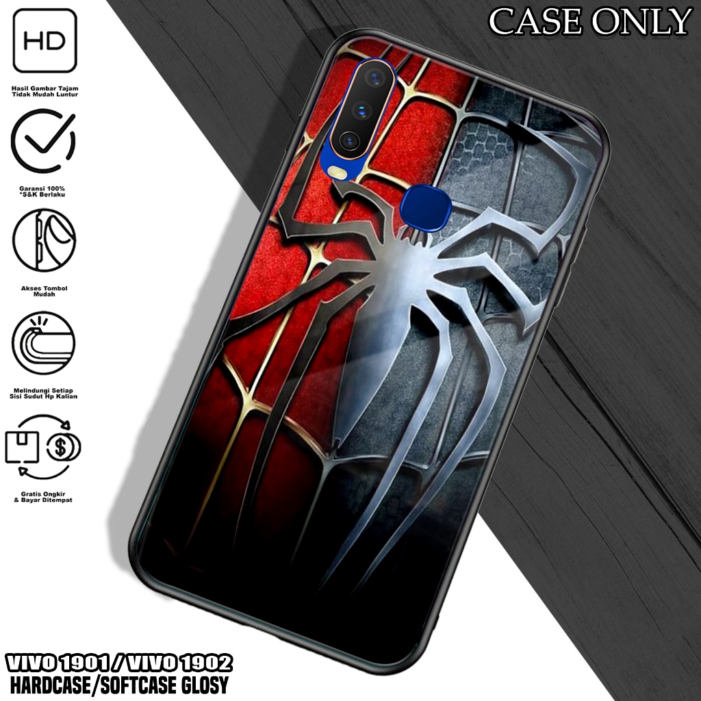 Case VIVO 1901 / 1902 - Casing VIVO 1901 / 1902 [ SPDRMN ] Silikon VIVO 1901 / 1902 - Kesing Hp - Ca