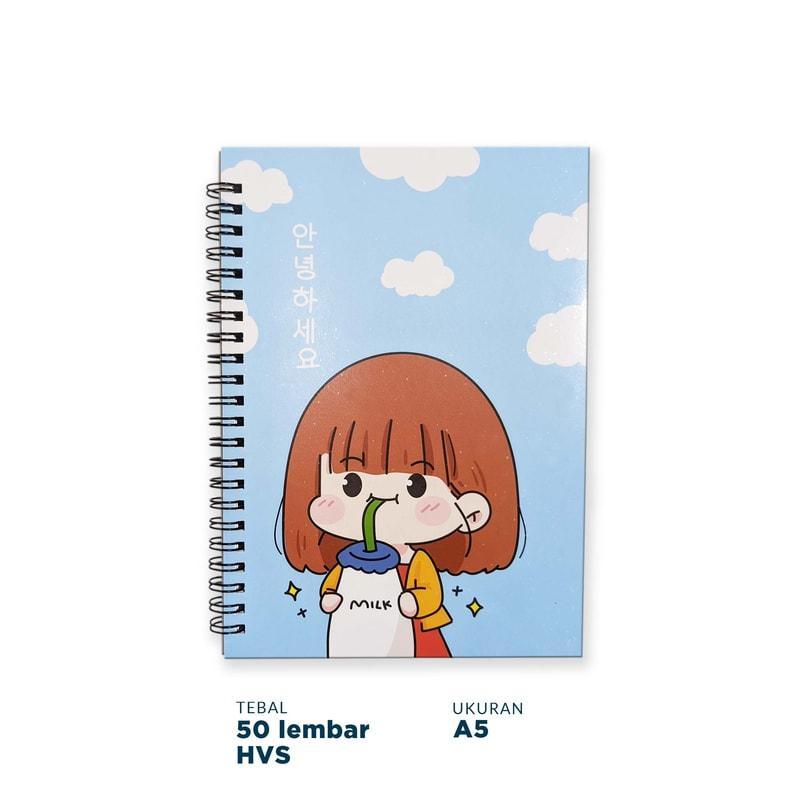 

BUKU BLOCKNOTE BLUE MILK AMAZING STATIONERY
