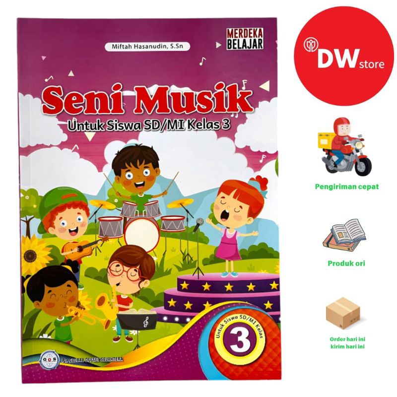 Buku Seni Musik Kelas 3 SD Kurikulum Merdeka