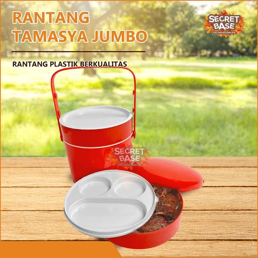 Rantang Tamasya Jumbo - Rantang Susun Plastik / Tempat Bekal Makan