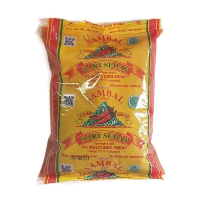 

Saos cabe gunung 500 gram x 24 Pcs