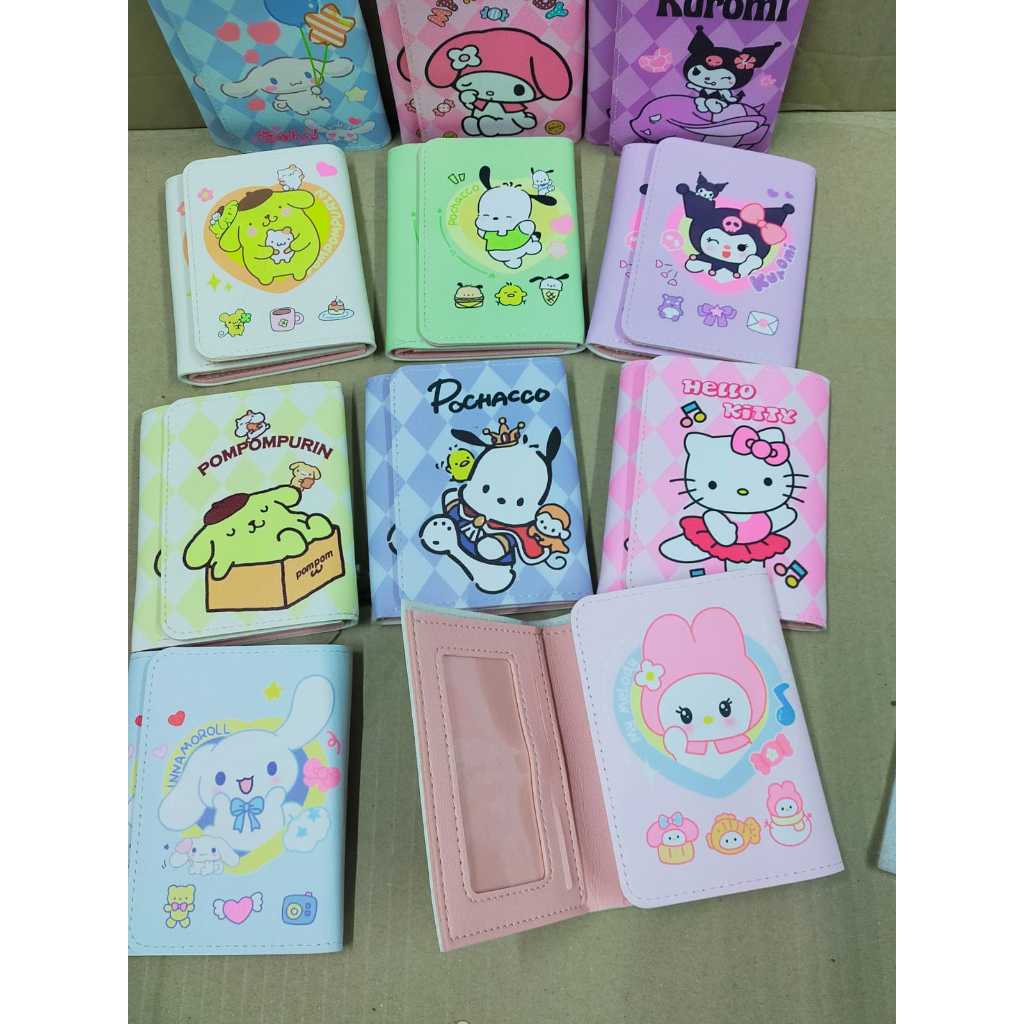 Dompet Anak Perempuan sanrio wallet cinamoroll kuromi melody Pompurin Hello Kitty Pochaca