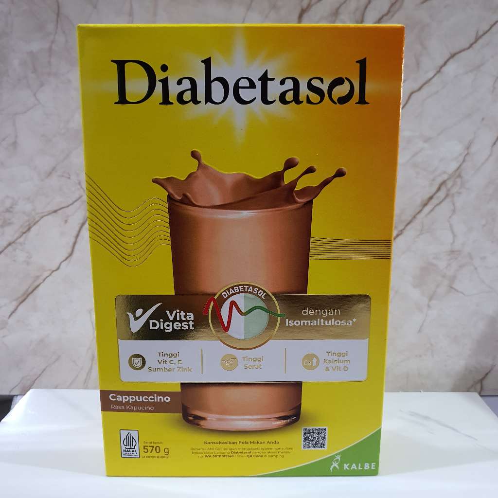 

Diabetasol Vita Digest Susu Rasa Cappuccino 570 g