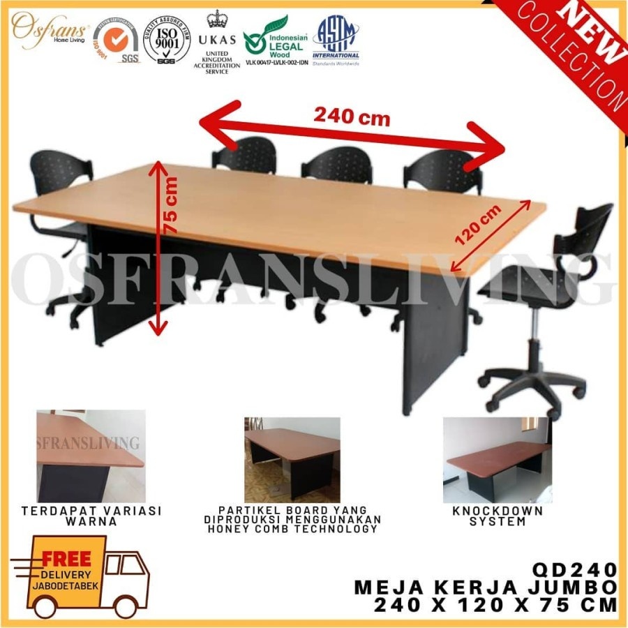 MEJA RAPAT BESAR JUMBO QD 240