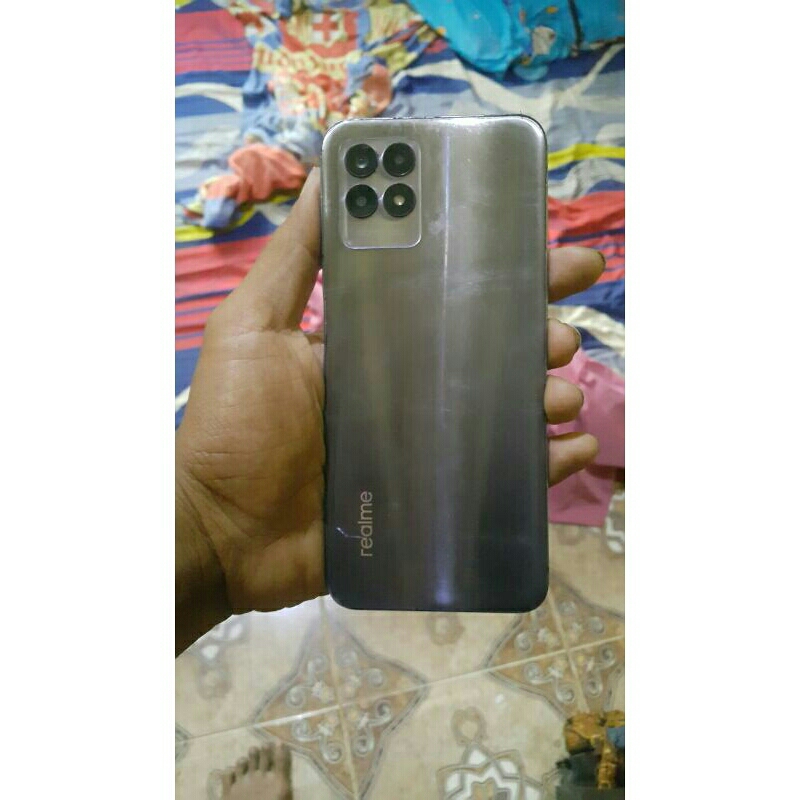 realme 8i 6/128 matot lcd mulus tdk pcah,
