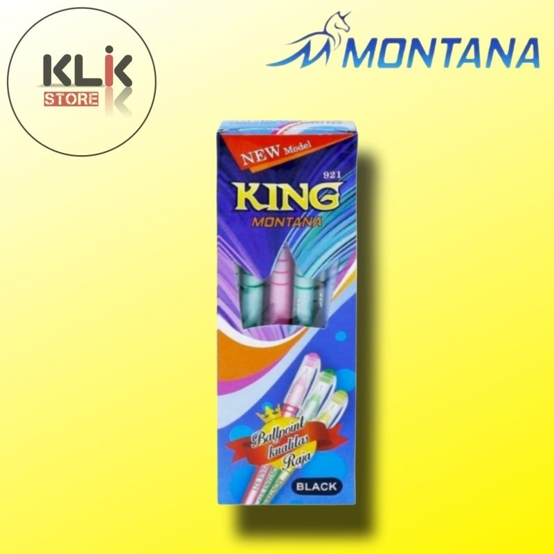 

Ballpoint King Montana / Ball Pen Bolpen Pulpen Montana