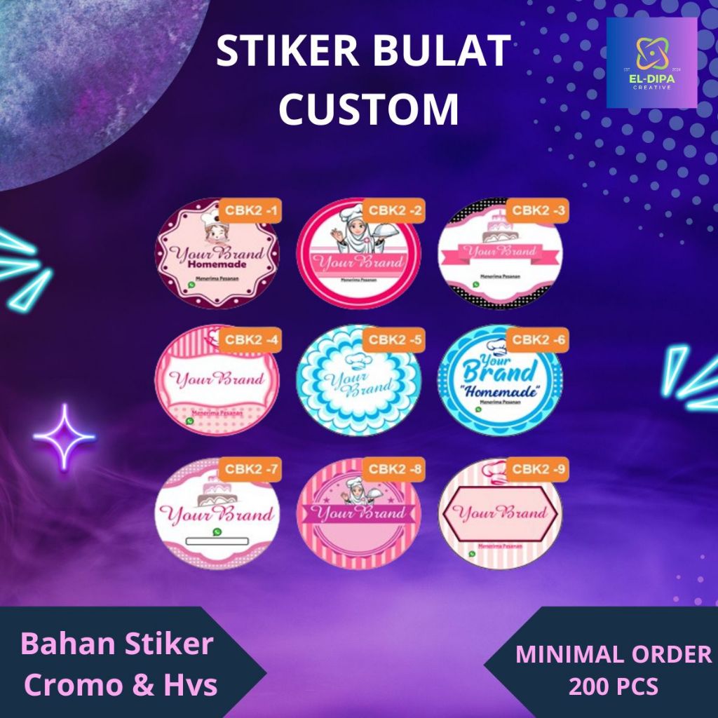 

CUTTING STIKER,KEMASAN PRODUK, STIKER CUP BOTOL DAN BISA CUSTUM