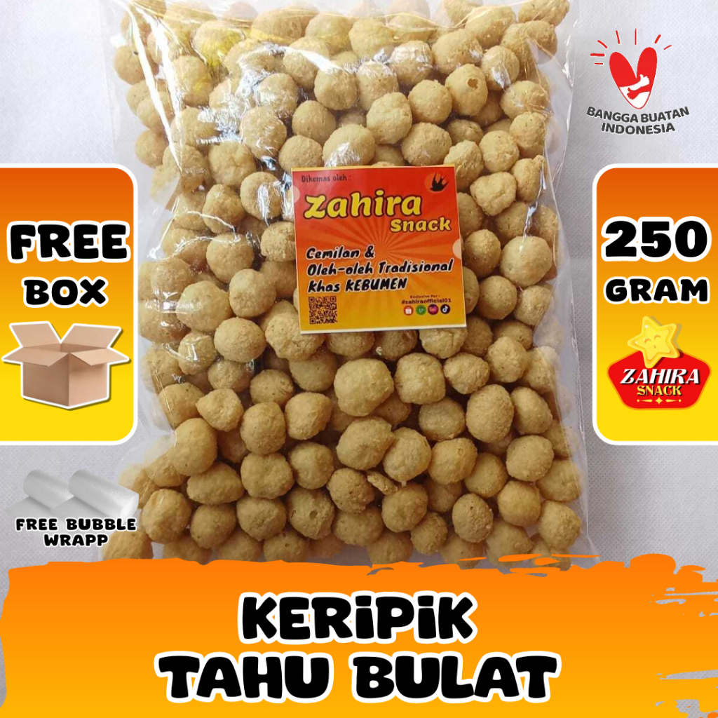 

Keripik Tahu Bulat Mini Camilan Gurih 250 gram