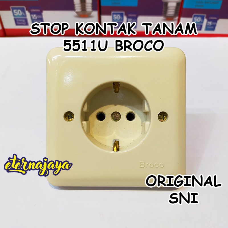 BROCO Stop Kontak Inbow Tanam IB 5511U