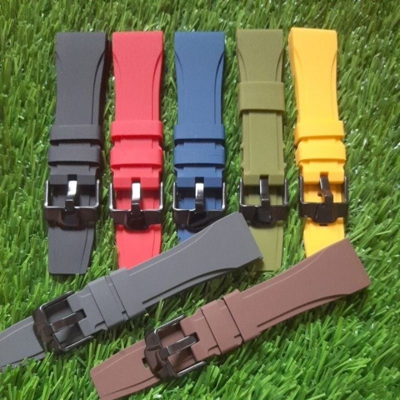 Tali Jam Karet Silikon Alexandre Christie, Strap Rubber Silikon Alexandre Christie Polos 22mm-26mm