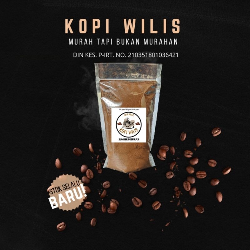 

KOPI WILIS 1 kg Rasa mantap nikmat dan sedap