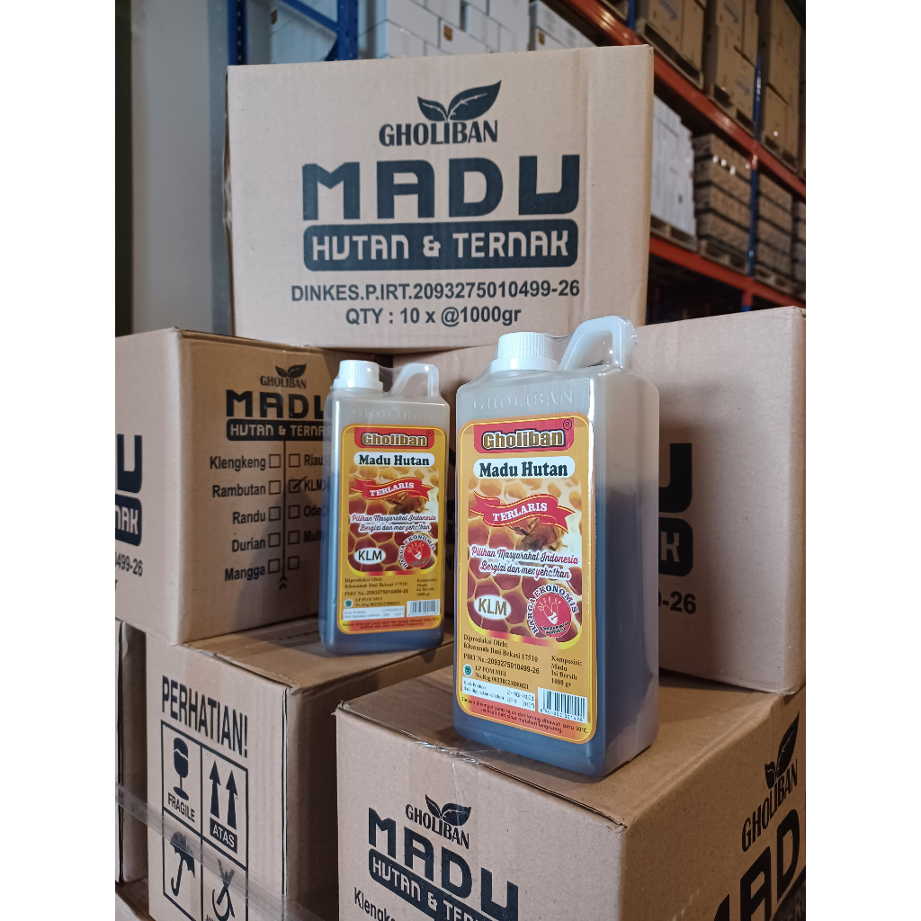

GHOLIBAN - Madu Hutan Kalimantan KLM 100% Asli 1kg