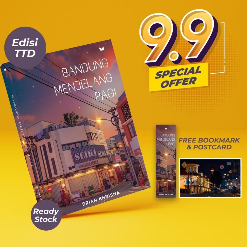 Novel Bandung Menjelang Pagi Brian Krisna Buku Comedy Romance