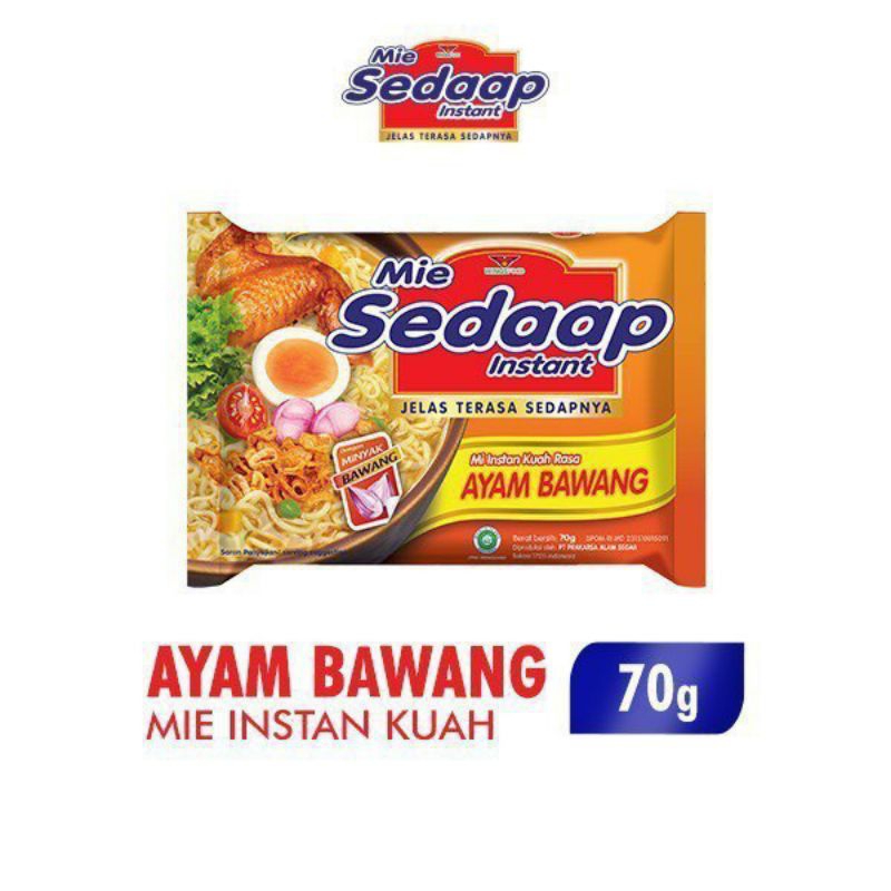 

(5 pcs) Mie Sedap Ayam Bawang Mie Instan 70 gr